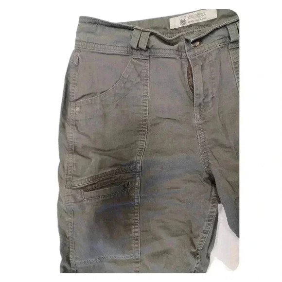 WindRiver Olive Cargo 98% Cotton Lightweight  Pants Size 6 - Picture 7 of 9